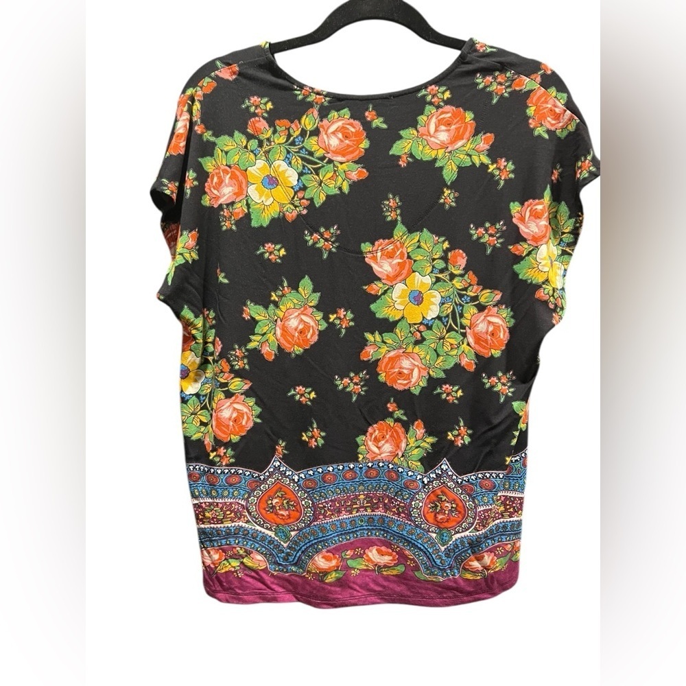 Johnny Was The Janie Favorite Dolman top with a floral print .Size Medium - Picture 5 of 8